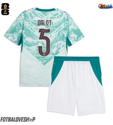 Portugalsko Diogo Dalot #5 Dětské Venkovní Dres MS 2026 Krátký Rukáv (+ trenýrky)